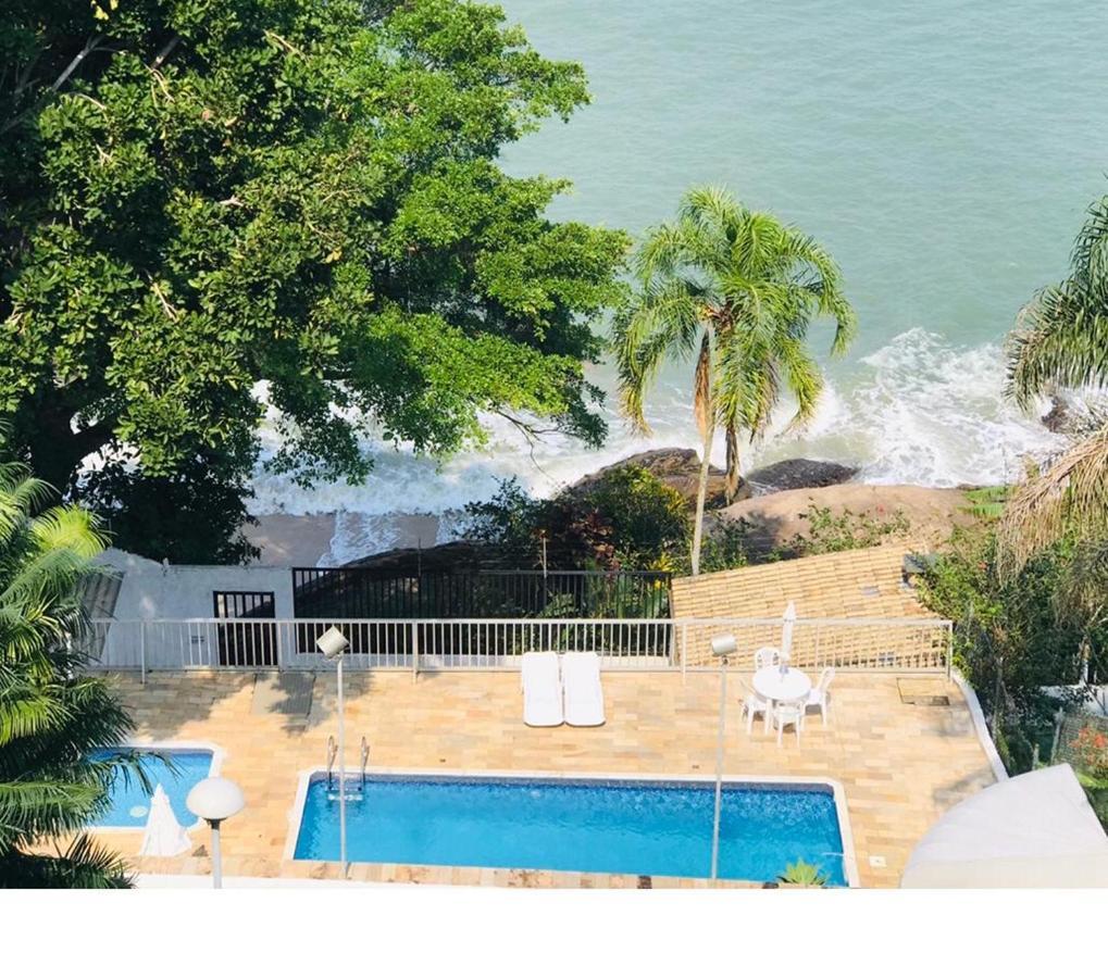 Lindo Duplex Pe Na Areia Com Praia Privativa Caraguatatuba Ngoại thất bức ảnh